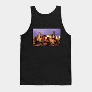 Melbourne at sunset, from Docklands Tank Top